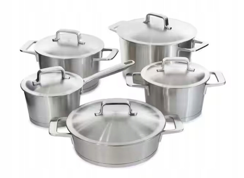 Set of pots Meta BergHOFF 10 element stainless steel