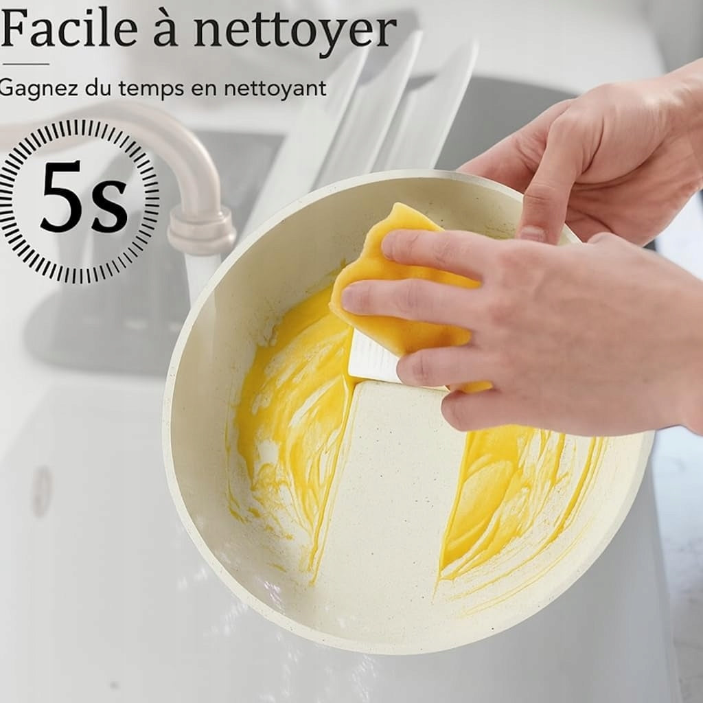 Set of pots Redchef 5 el. non-stick Line Odpinana rączka
