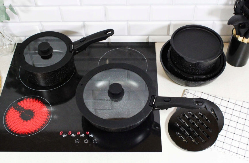 Set of pots Set of Pan Pots 13el aluminum Material aluminum