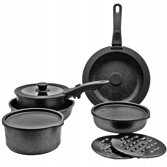 Set of pots Set of Pan Pots 13el aluminum Packaging status original
