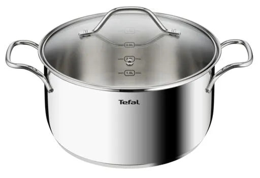 Set of pots Tefal Intuition B864SA74 stainless steel 10 el. Color silver