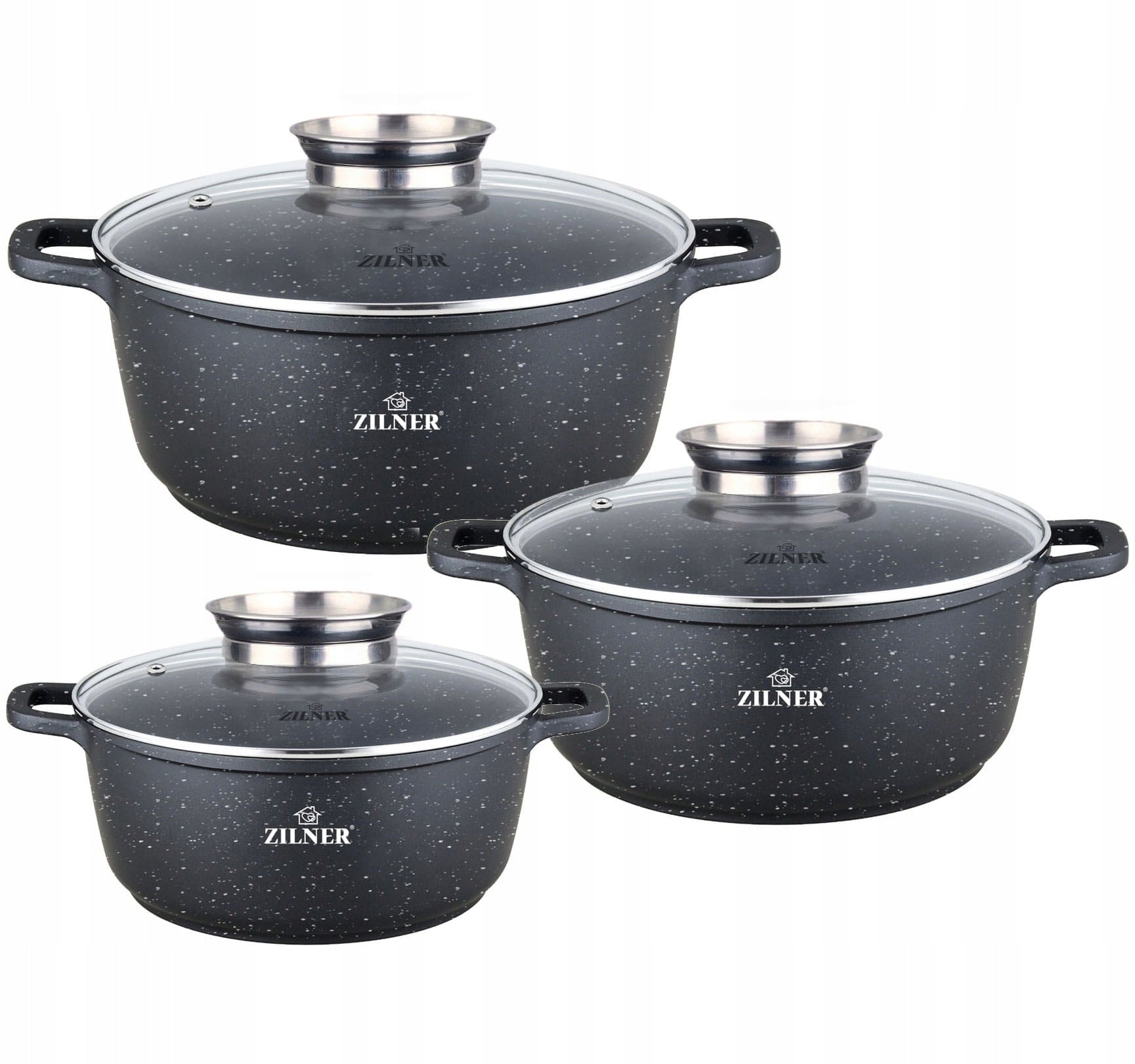 Set of pots Zilner PREMIUM aluminium 6ELZL 8916