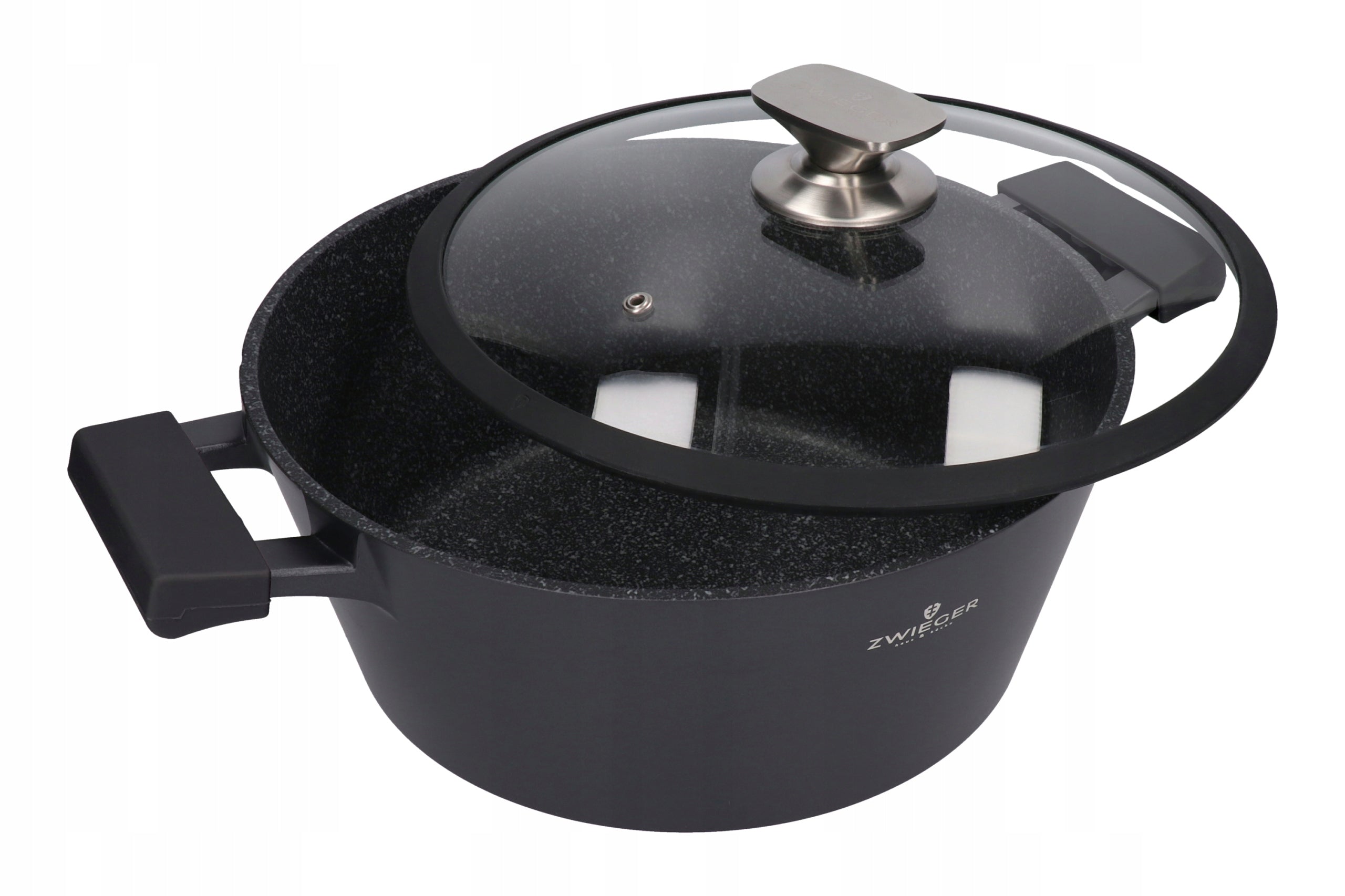 Set of pots Zwieger BLACK STONE aluminum black 6 el. Brand Zwieger