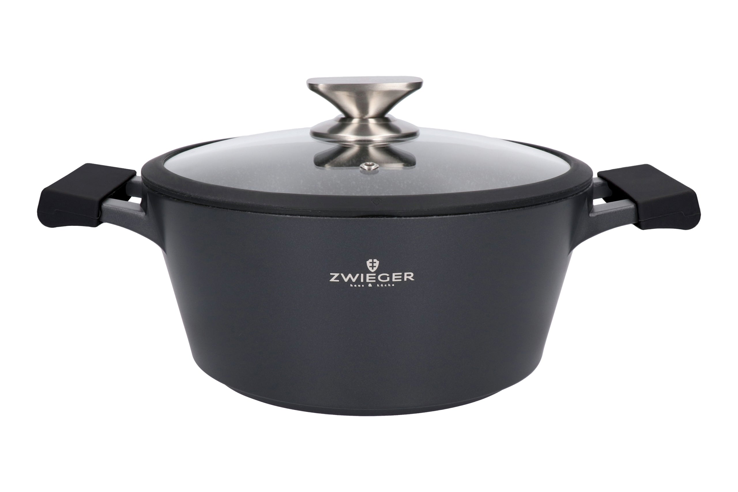 Set of pots Zwieger BLACK STONE aluminum black 6 el. Number of items in the set 6