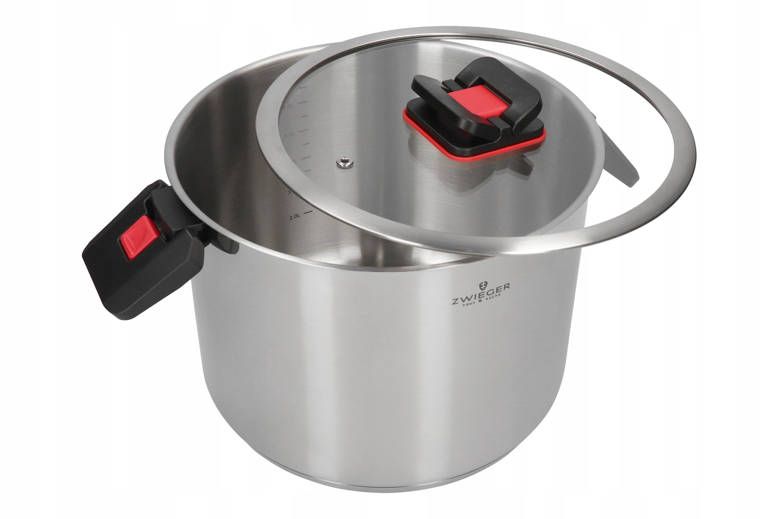 Set of pots Zwieger Kompact stainless steel 9 el. Color gray