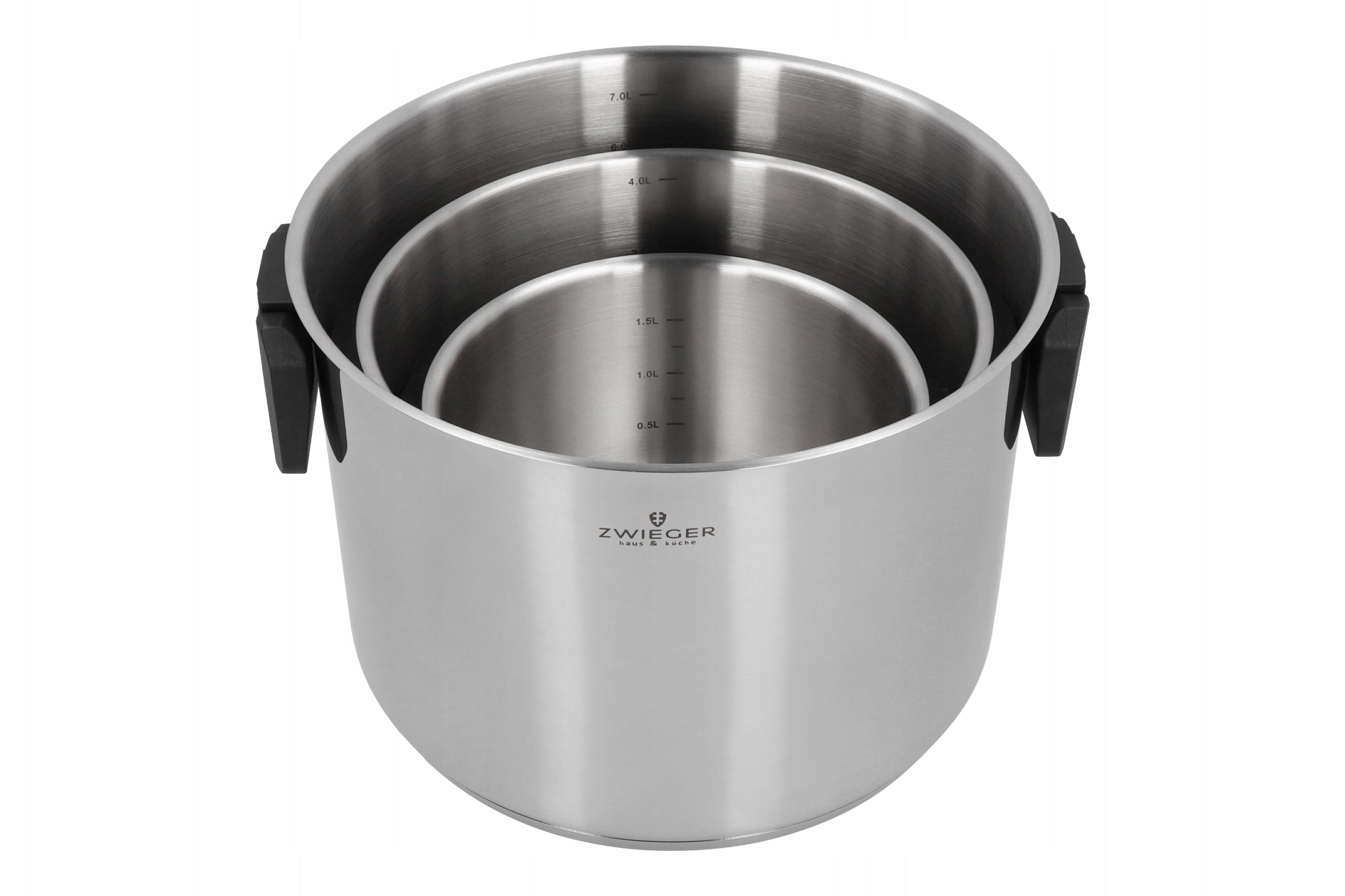 Set of pots Zwieger Kompact stainless steel 9 el. Line Kompact
