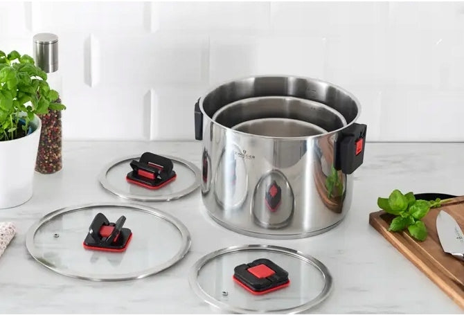 Set of pots Zwieger Kompact stainless steel 9 el. Manufacturer code ZW-EK-5387