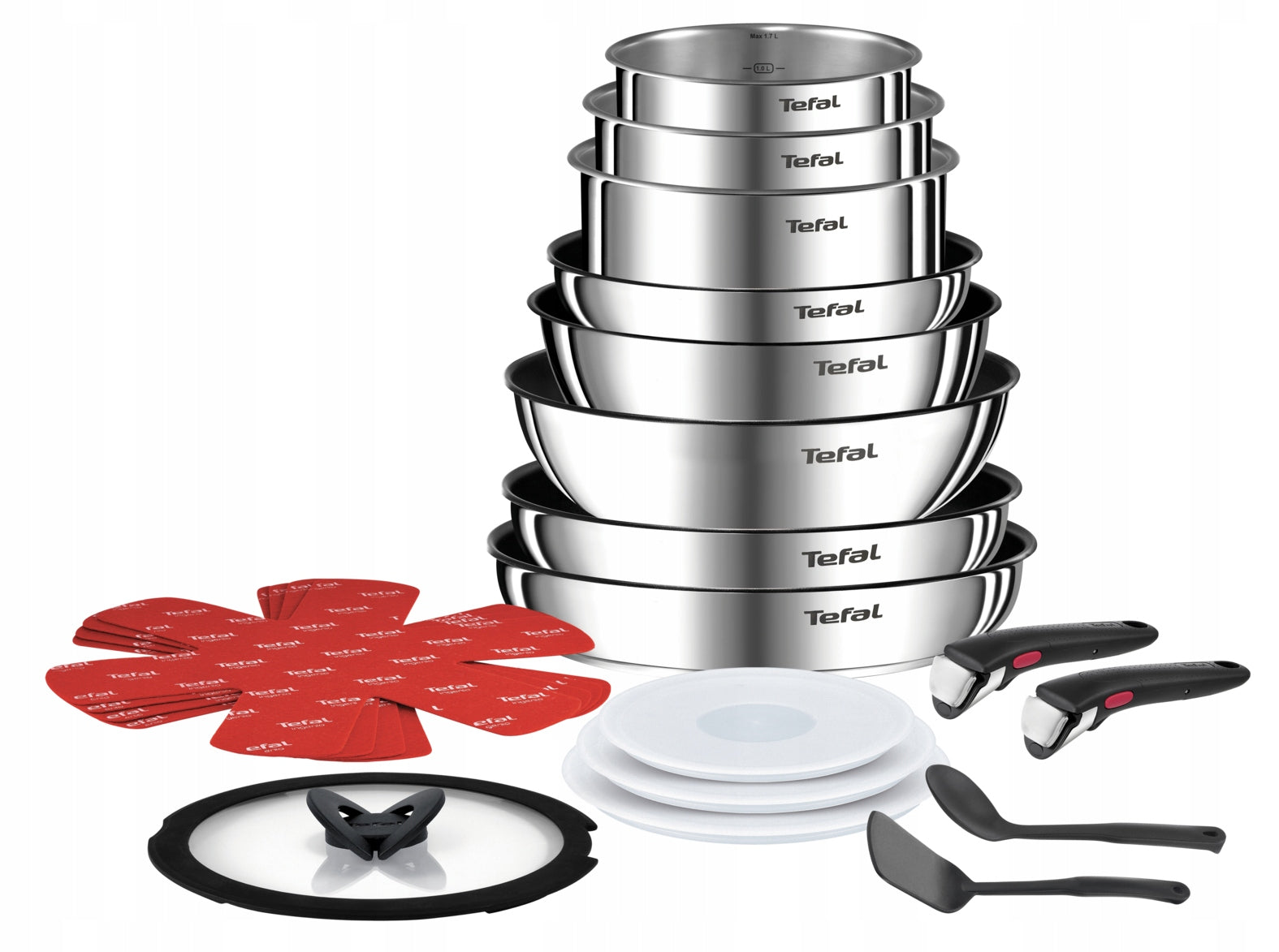 Set of pots and pans TEFAL Ingenio Emotion induction 20el+Ingenio handle EAN (GTIN) 3168430345676