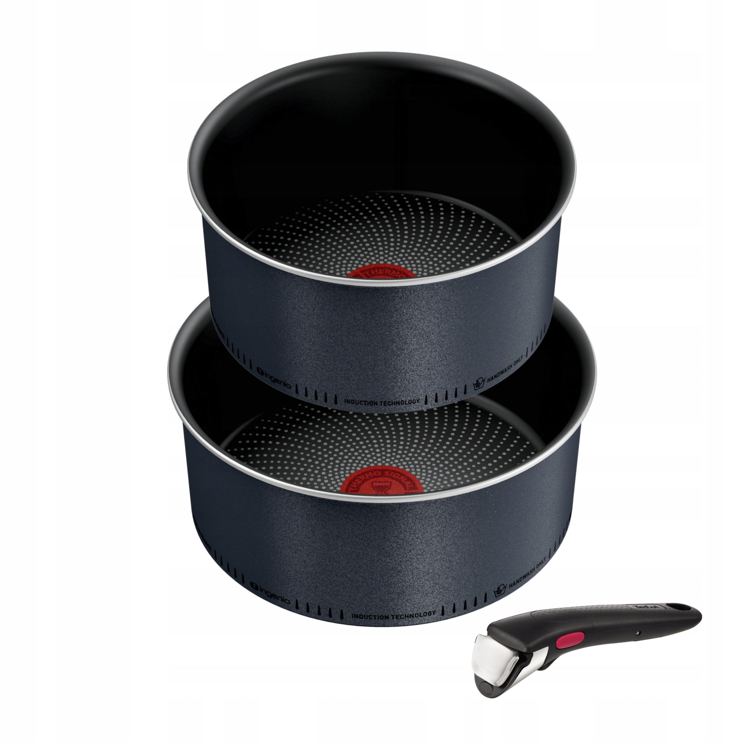Set of pots and pans TEFAL Ingenio So'Light 6 el. induction Manufacturer code 2100136886 2100136887