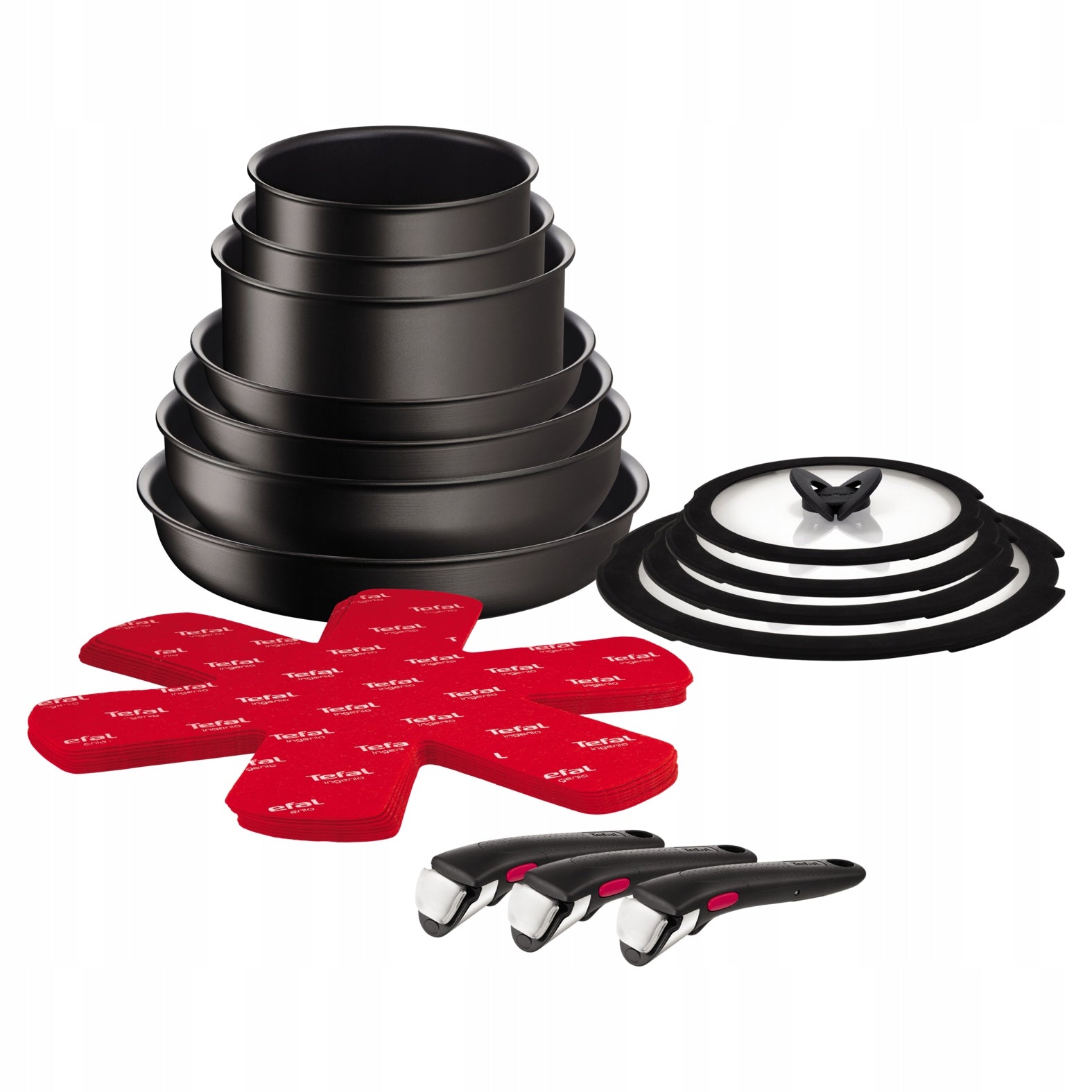 Set of pots and pans Tefal Ingenio Unlimited 22 elements INDUCTION