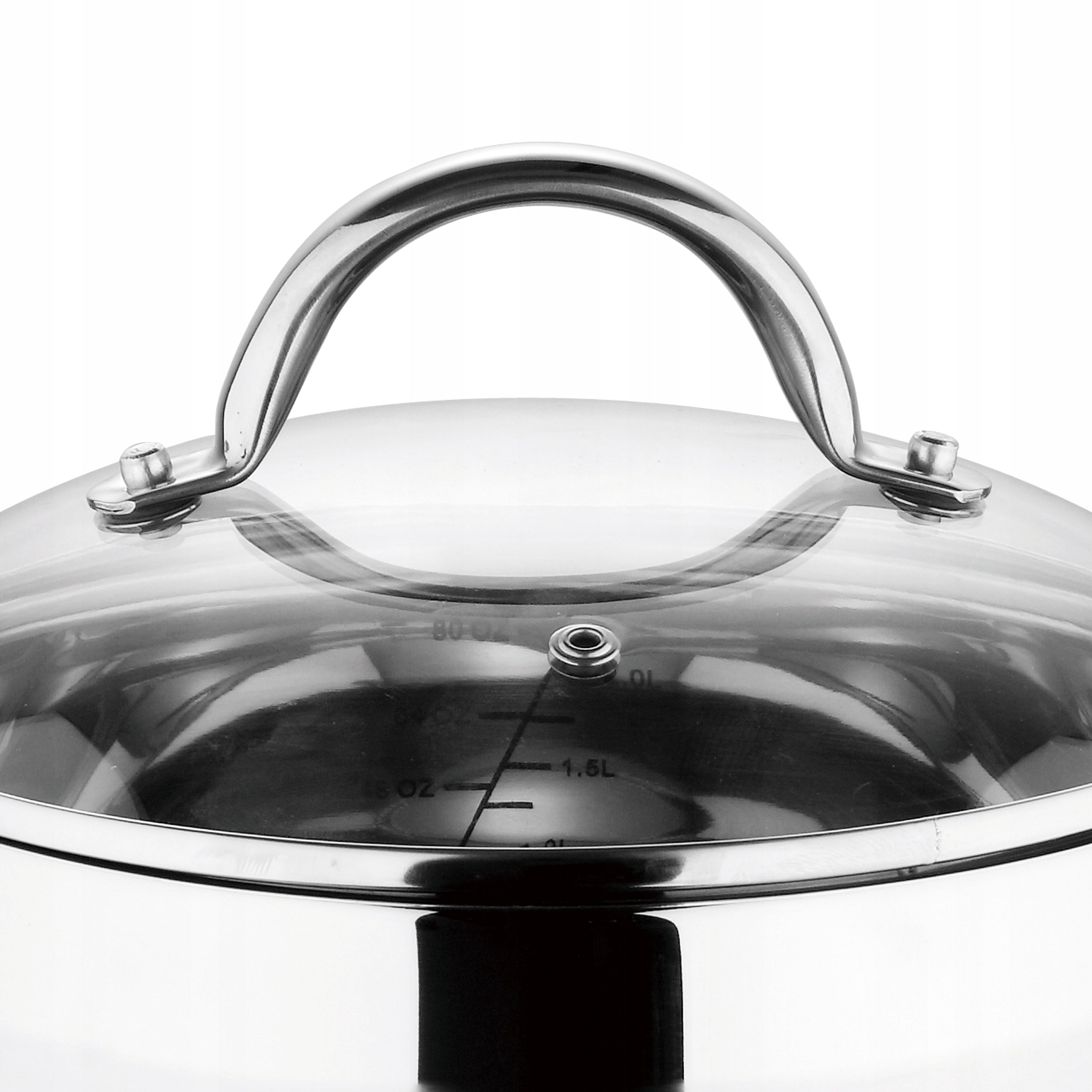 Set of pots gourmet 18/10 stainless steel 8 el Material stainless steel