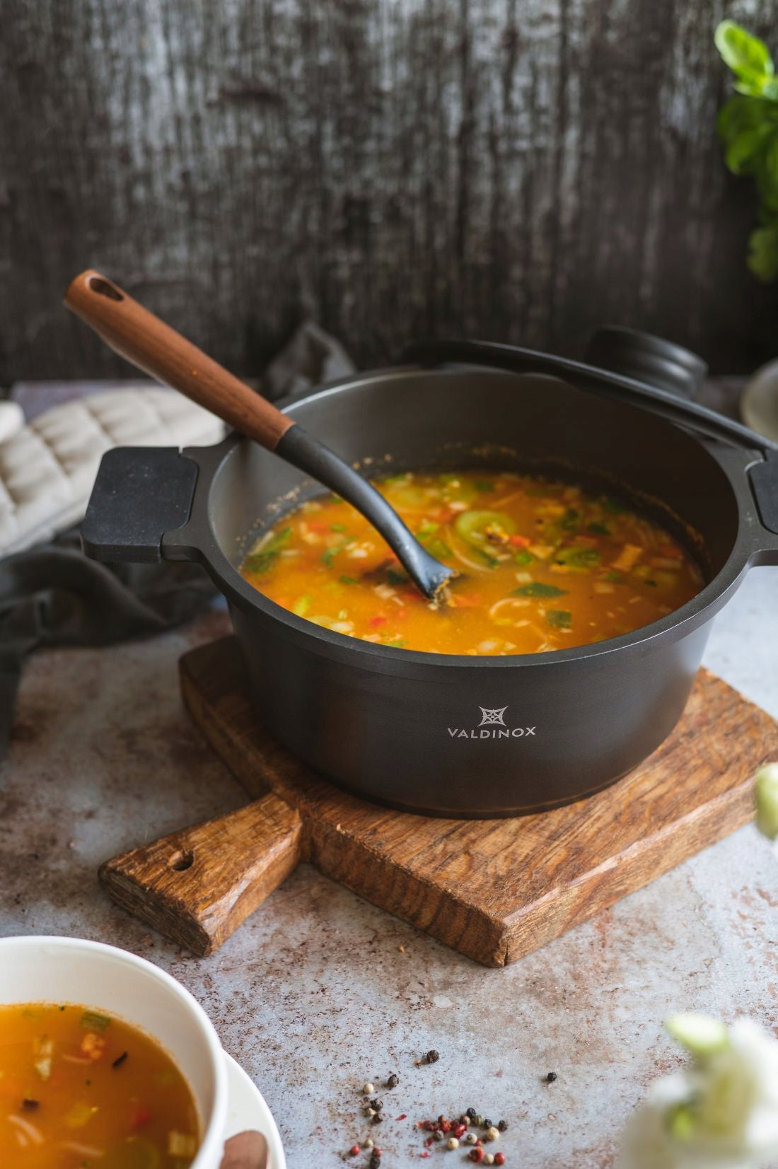 Set of pots induction non-stick gas Valdinox Expert 3,5/4,5/6 l Number of items in the set 6
