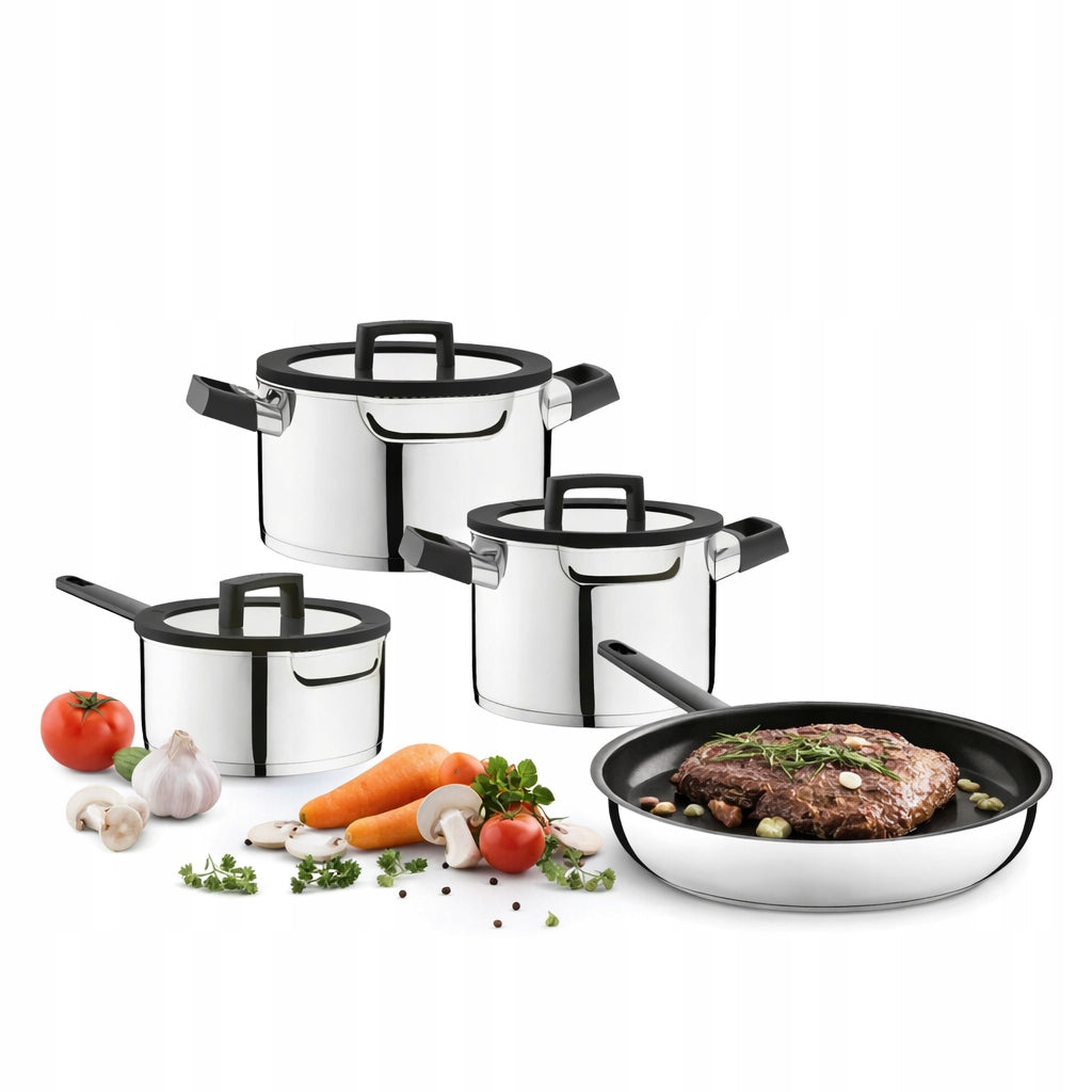 Set of pots induction stainless steel set 7el DOWNDRAFT BergHOFF