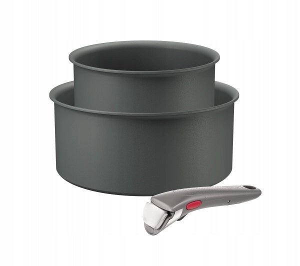 Set of pots with detachable handle Tefal Aluminium halo 3 el. L8019453