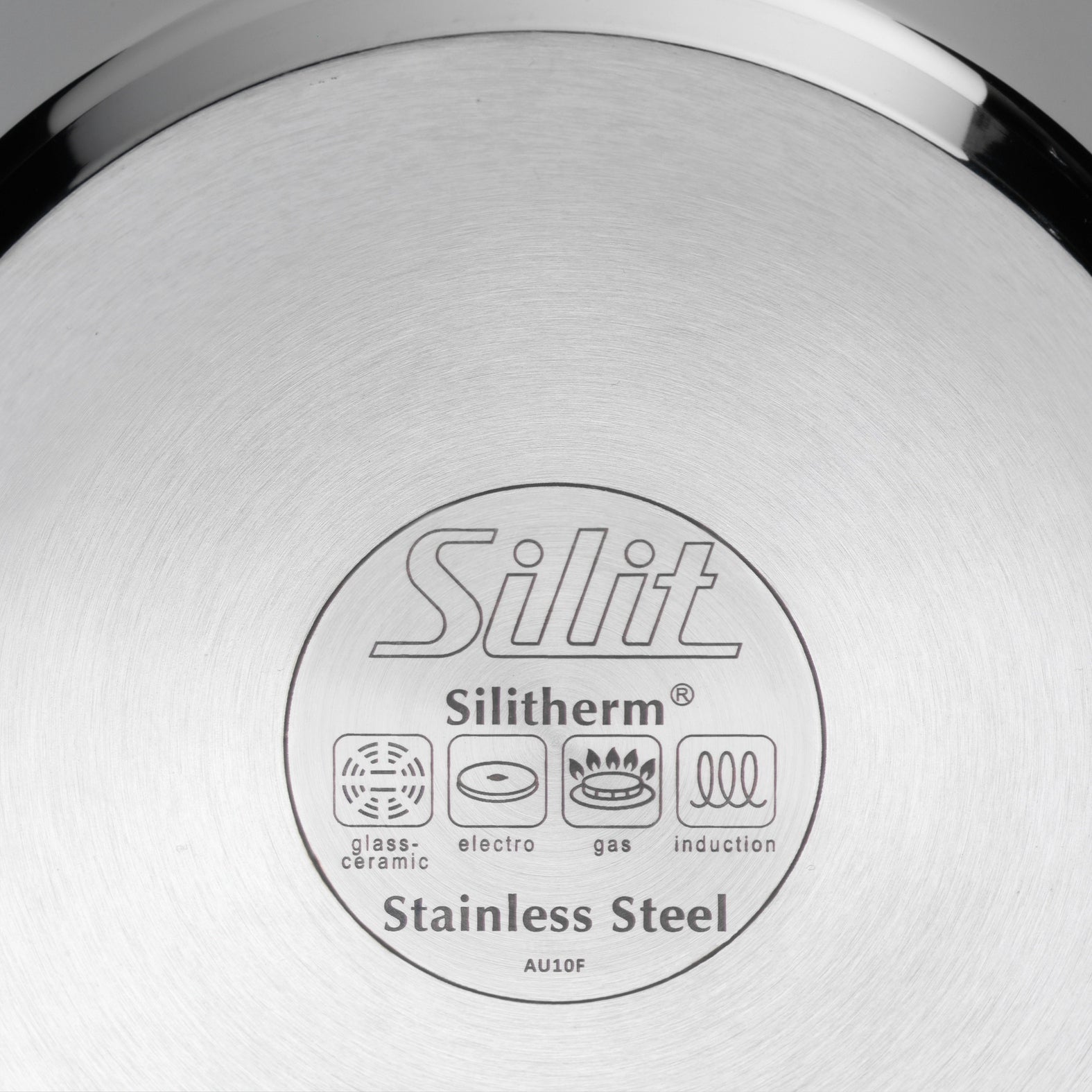 Set of pots with lids Silit Achat 7el steel induction gas Color silver