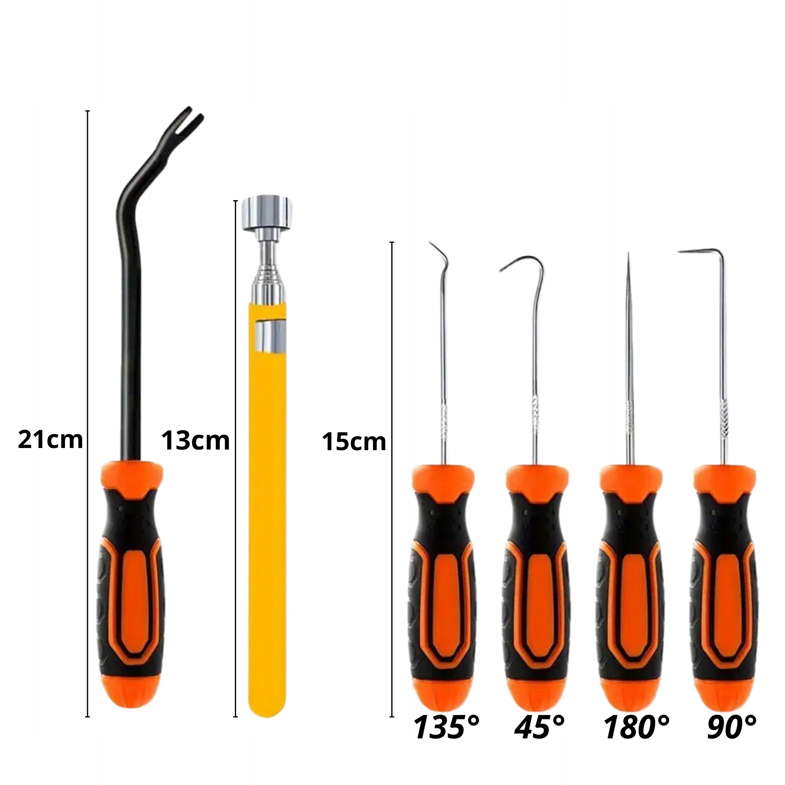 Set of puller for upholstery clips hooks for precision seals 11el Packaging status original