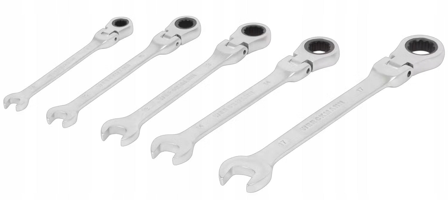 Set of ratchet and flat eye wrenches Werckmann 8-17 Manufacturer code 3015713-