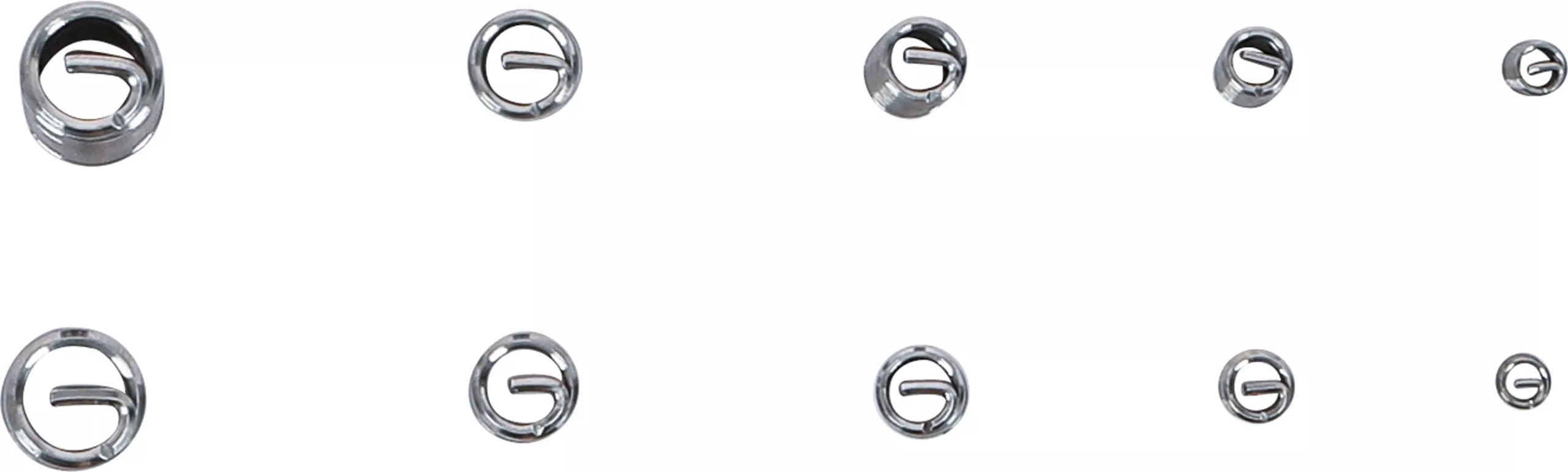 Set of repair sleeves for threads stainless steel 150 pcs. Manufacturer code 74506