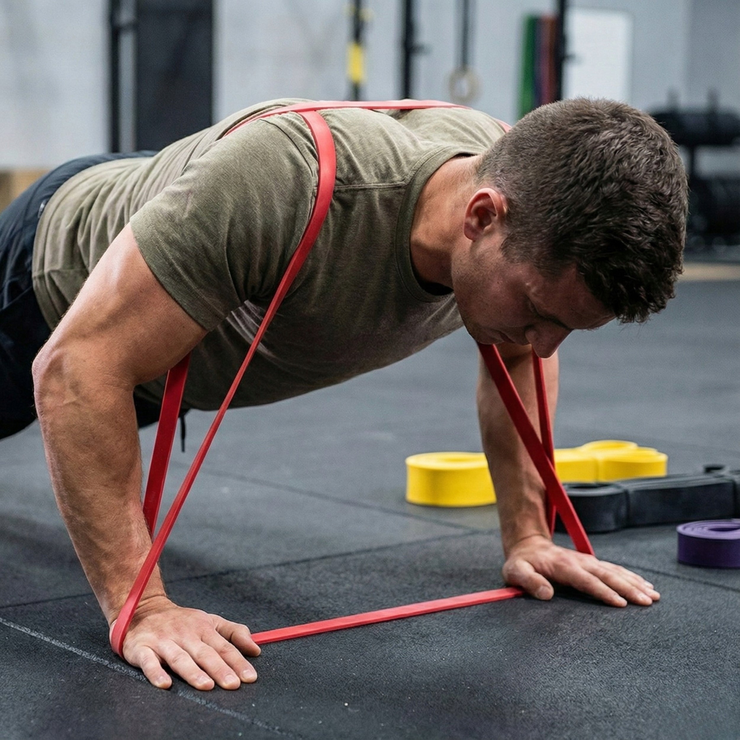 Set of resistance bands 3 pcs. rubber for training and rehabilitation FUNFIT Manufacturer code 4824