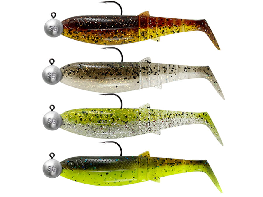 Set of rubber Savage Gear Cannibal Clear Water Mix 12,5cm armed