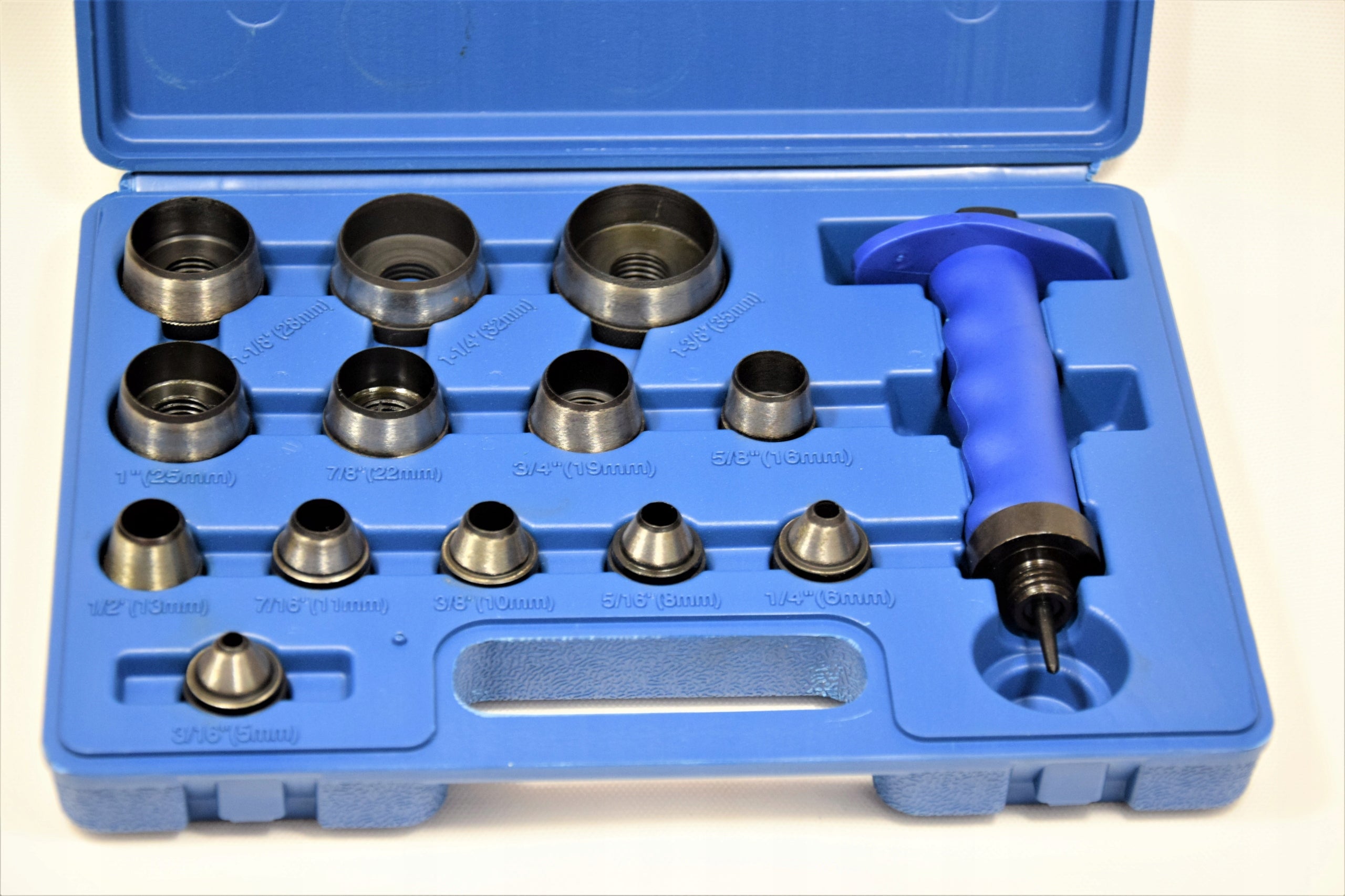 Set of rubber cutters FI 5-35 mm SET OF RUBBER CUTTERS PUNCHES