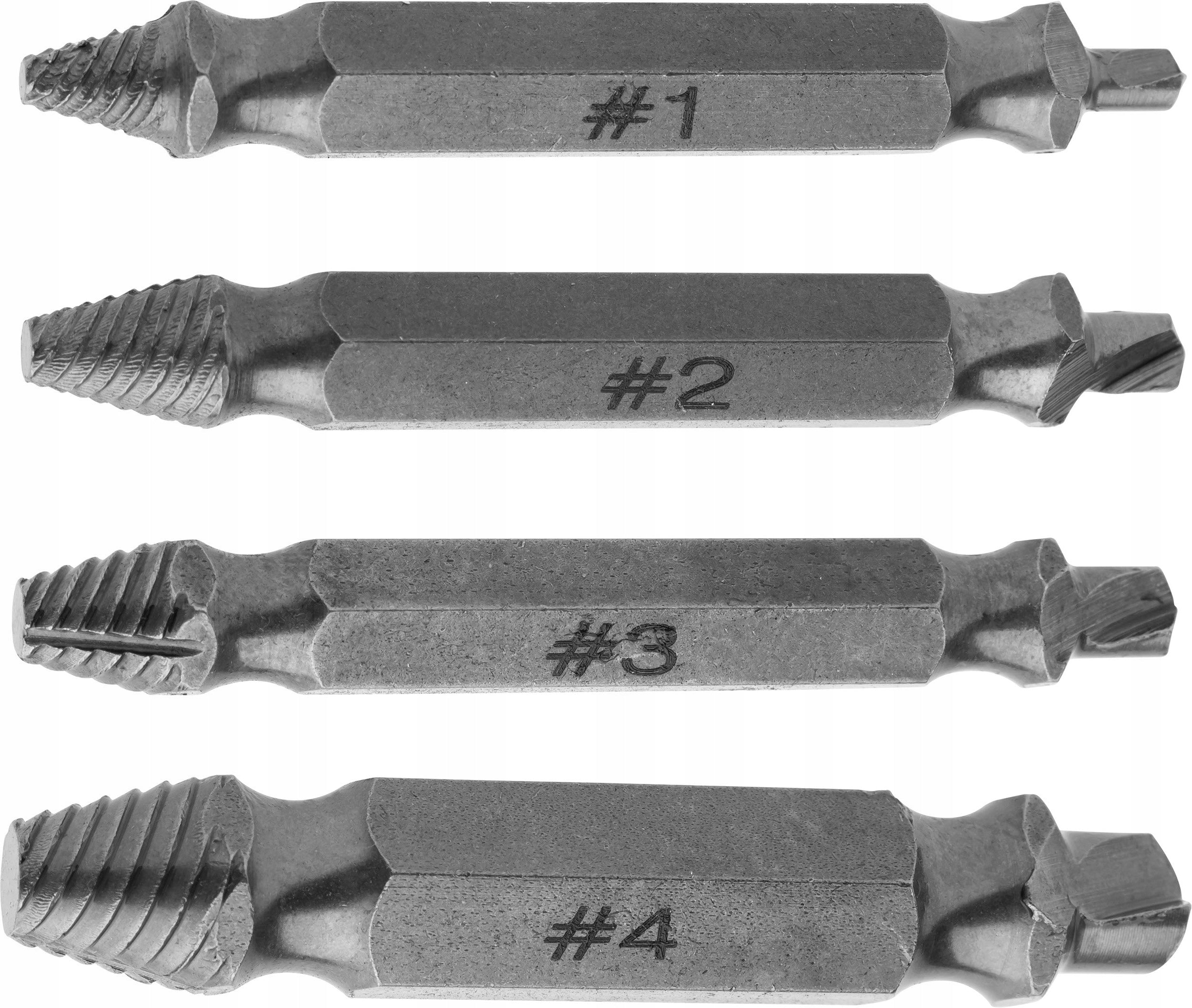 Set of screws for broken screws M5-M14, 4 pcs