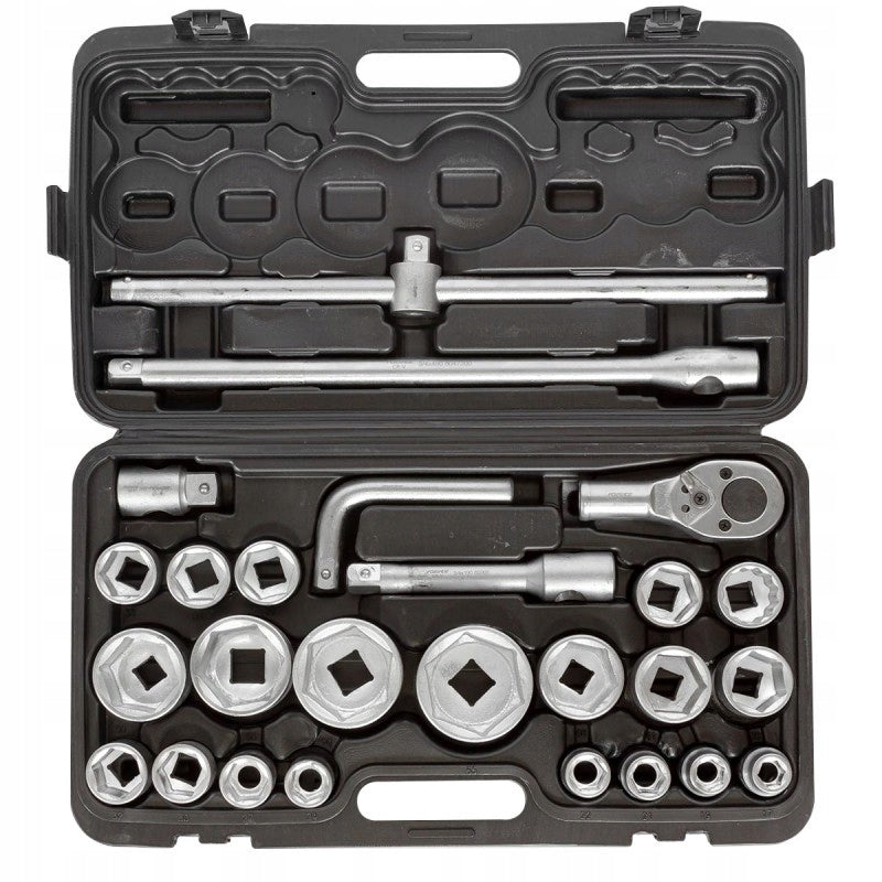 Set of socket wrenches 3/4' 1" 6-angle suitcase Brand Forcekraft