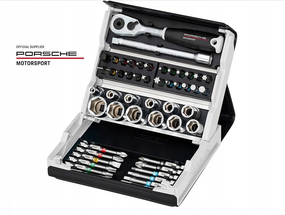 Set of socket wrenches 50 elements with ratchet Hazet PorscheDesign