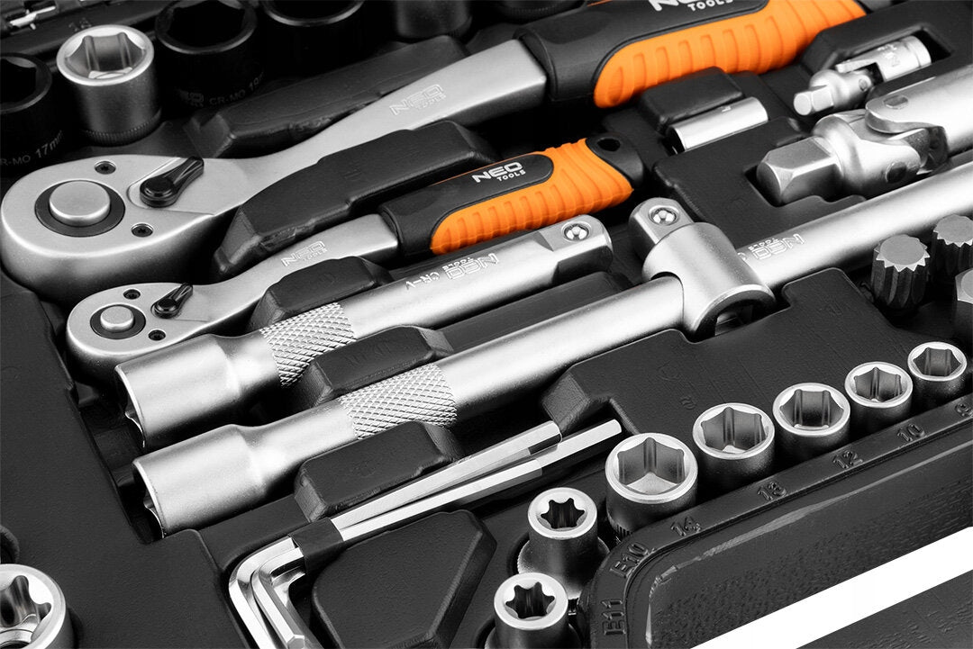 Set of socket wrenches NEO TOOLS 10-215 (115 elements) EAN (GTIN) 5906692022120