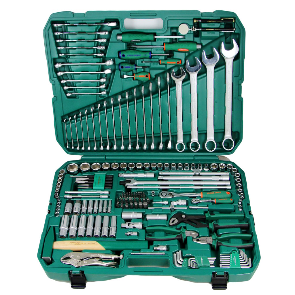 Set of socket wrenches and tools 179 el. Jonnesway S04H524179S
