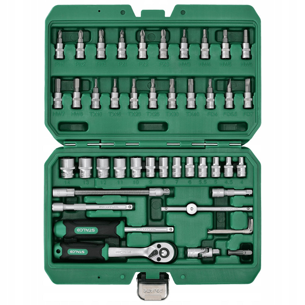 Set of socket wrenches suitcase met 25 el S-54009 Manufacturer code 647116705