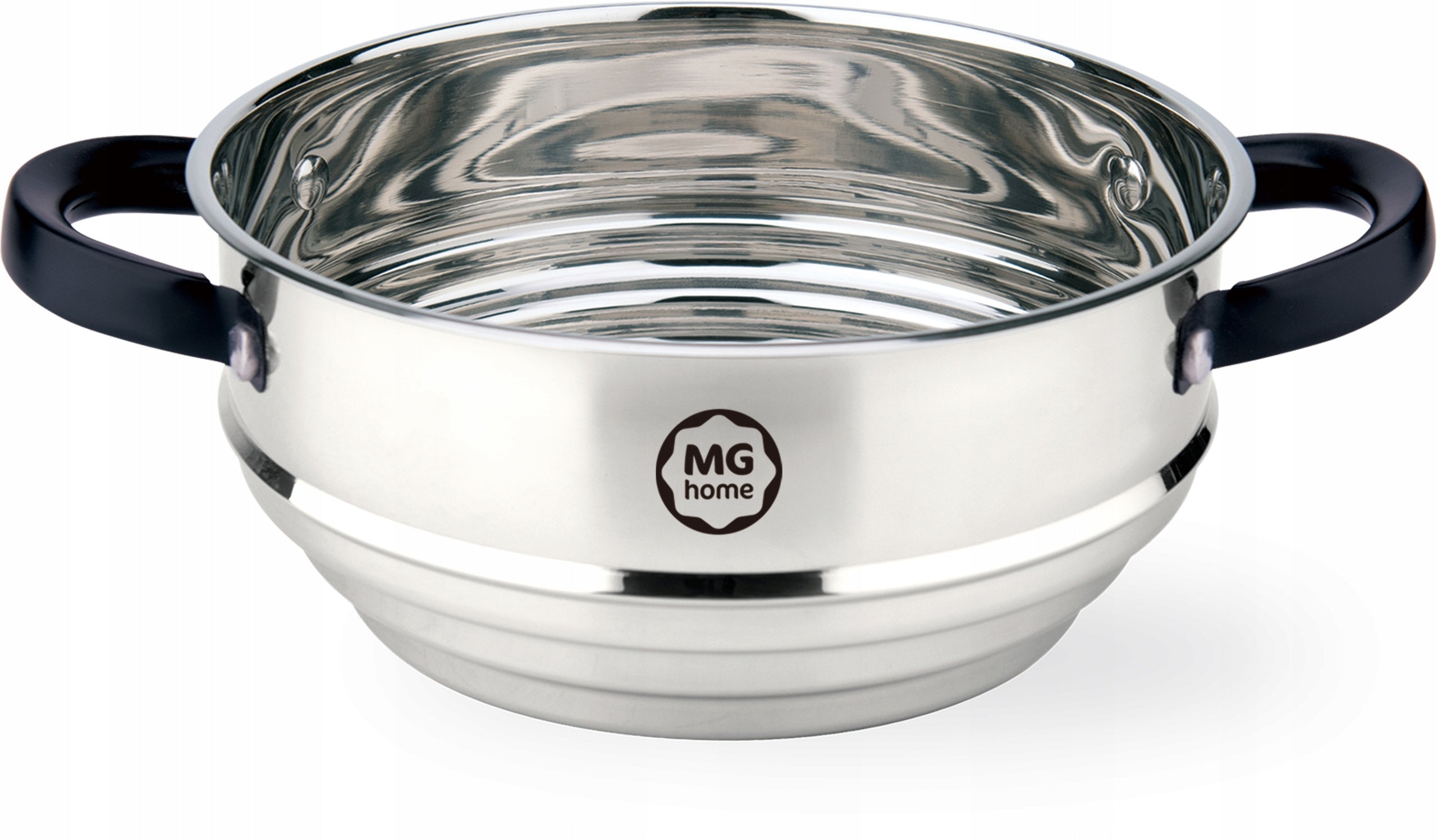 Set of stainless steel pots 9 el. with lid induction gas Brand MG Home