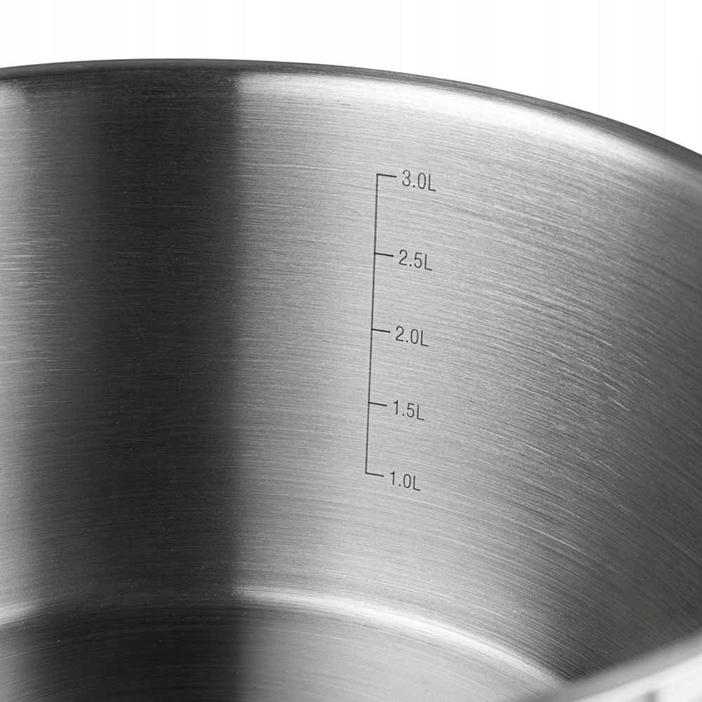 Set of stainless steel pots Florina Chef set 8 el folding handles Line Chef