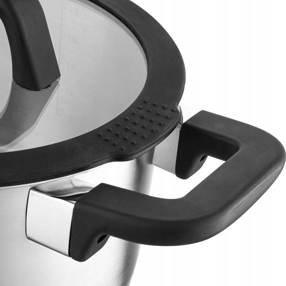 Set of stainless steel pots Florina Chef set 8 el folding handles Number of items in the set 8