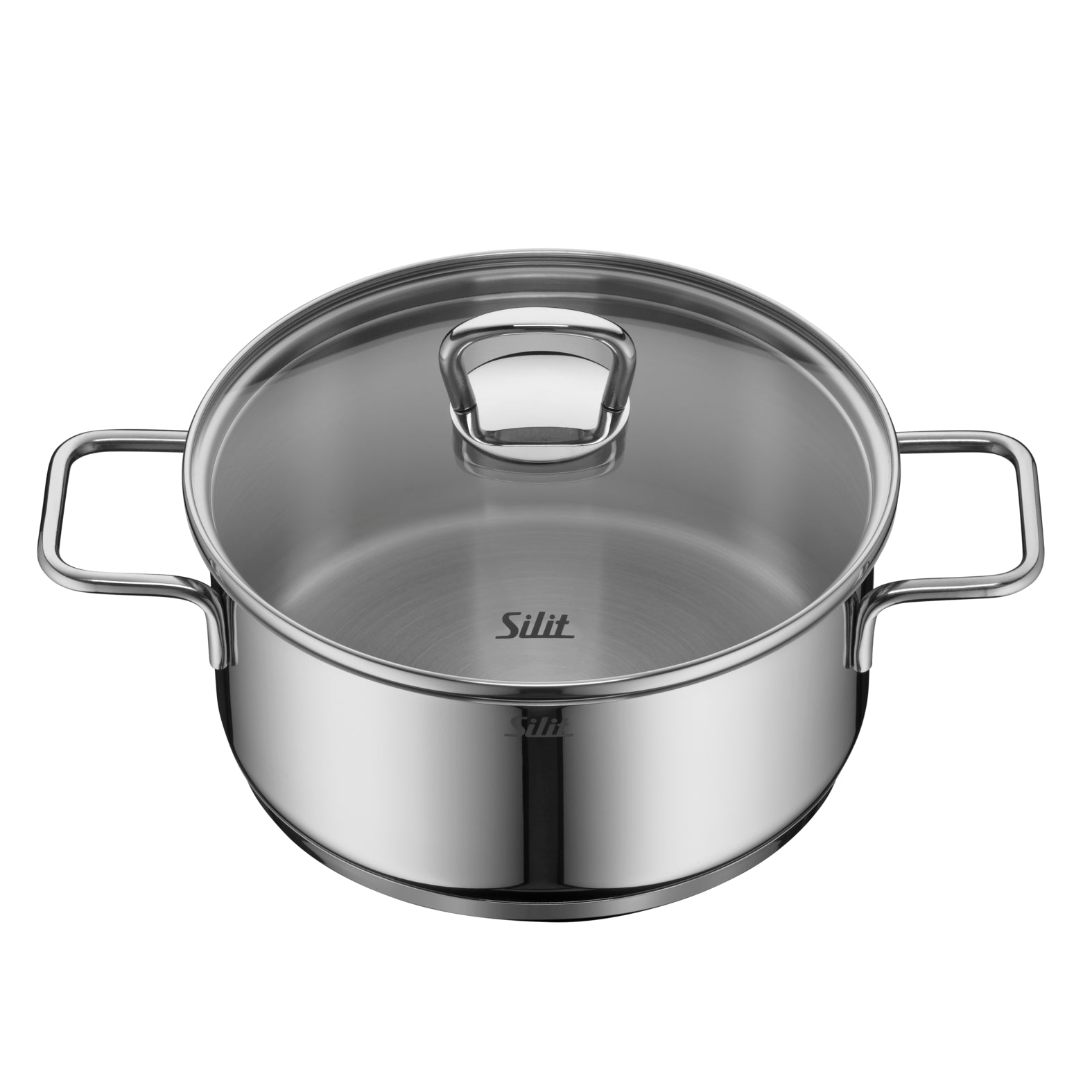 Set of steel pots 15 el Silit Alicante induction gas with pan Additional information dishwasher safe suitable for ceramic cooker suitable for electric cooker suitable for gas cooker suitable for induction cooker oven safe cover included