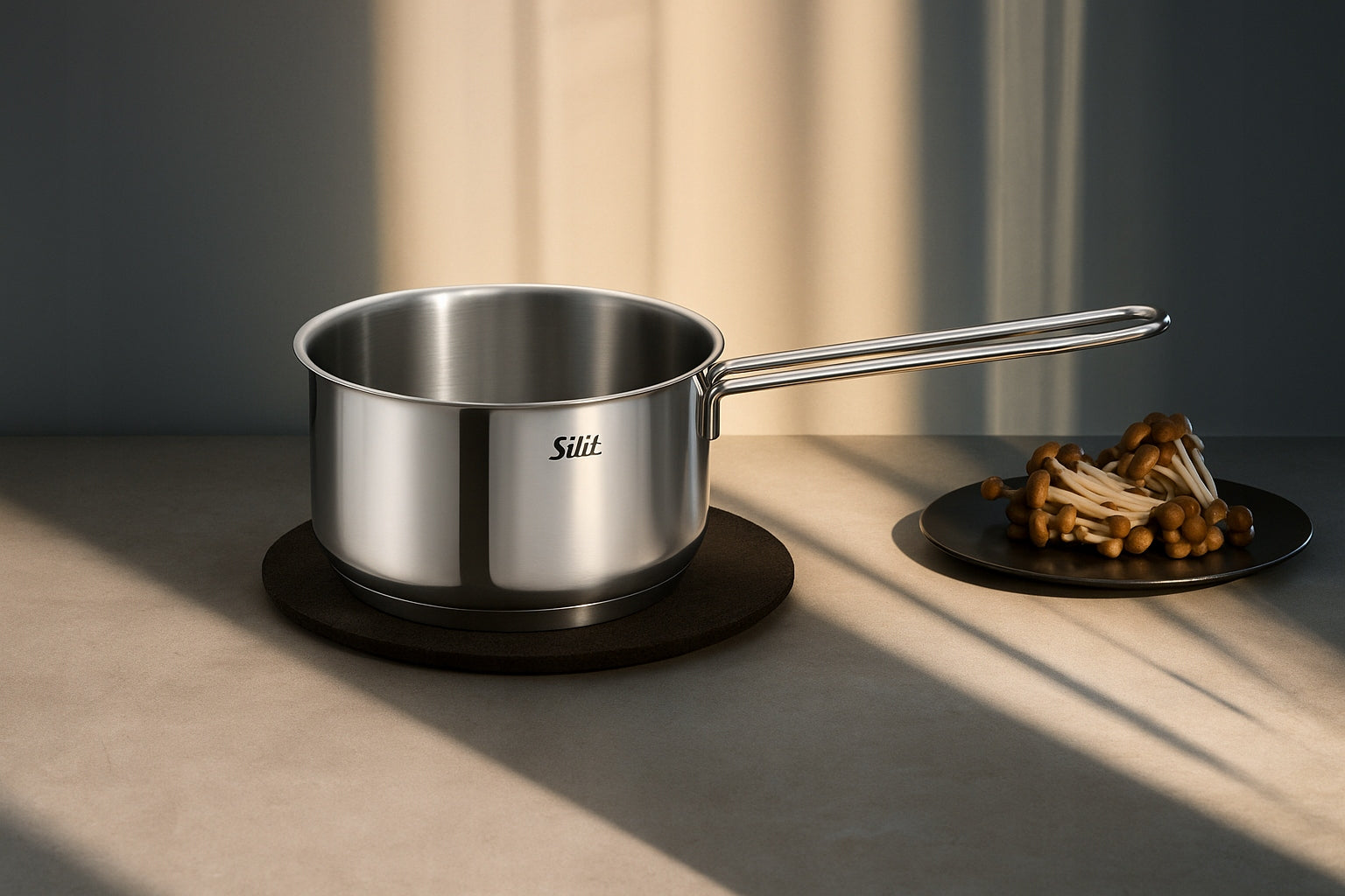 Set of steel pots 15 el Silit Alicante induction gas with pan Material stainless steel