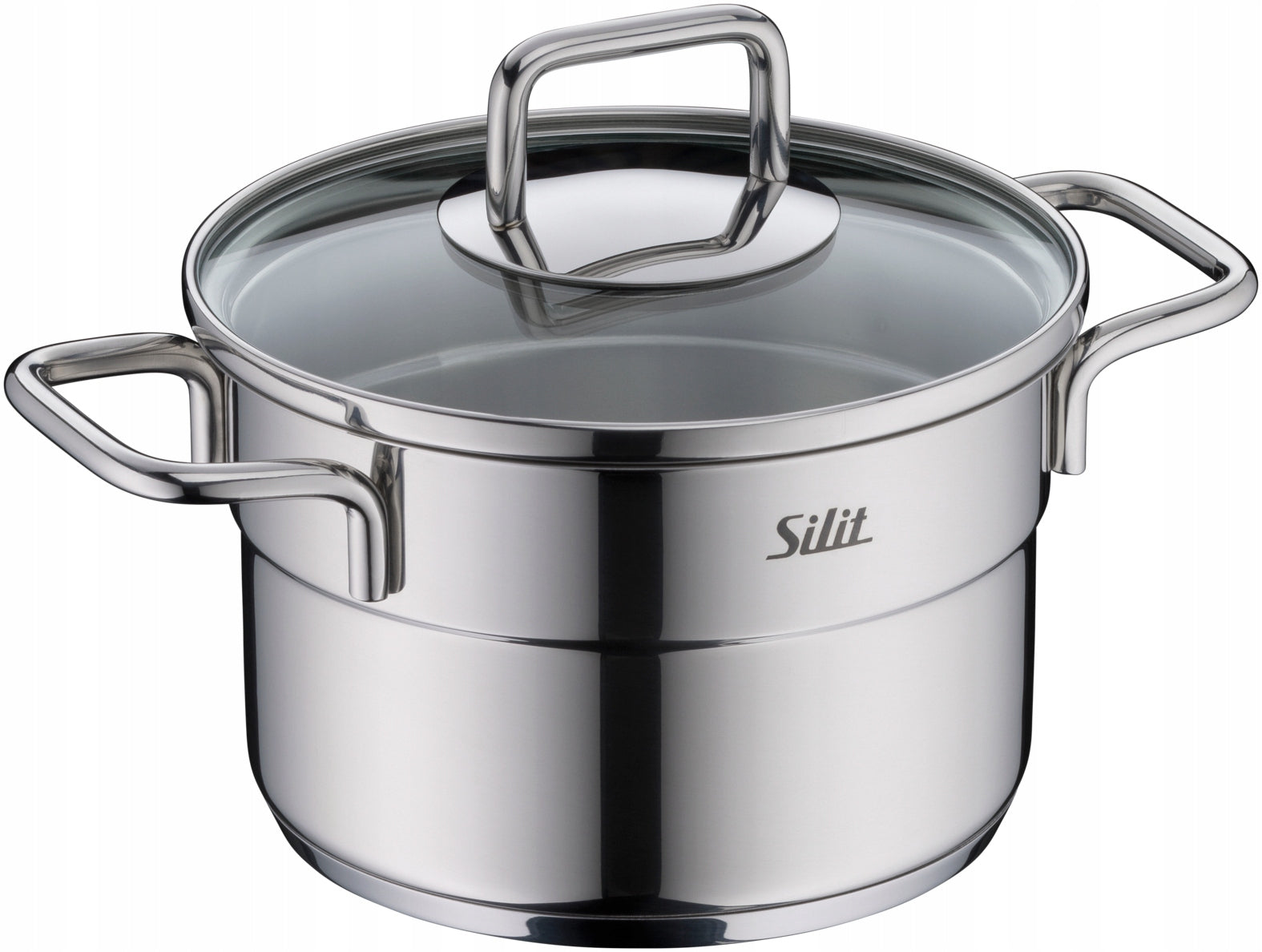 Set of steel pots with lids Silit Extra Cook 9 el. induction small Material stainless steel