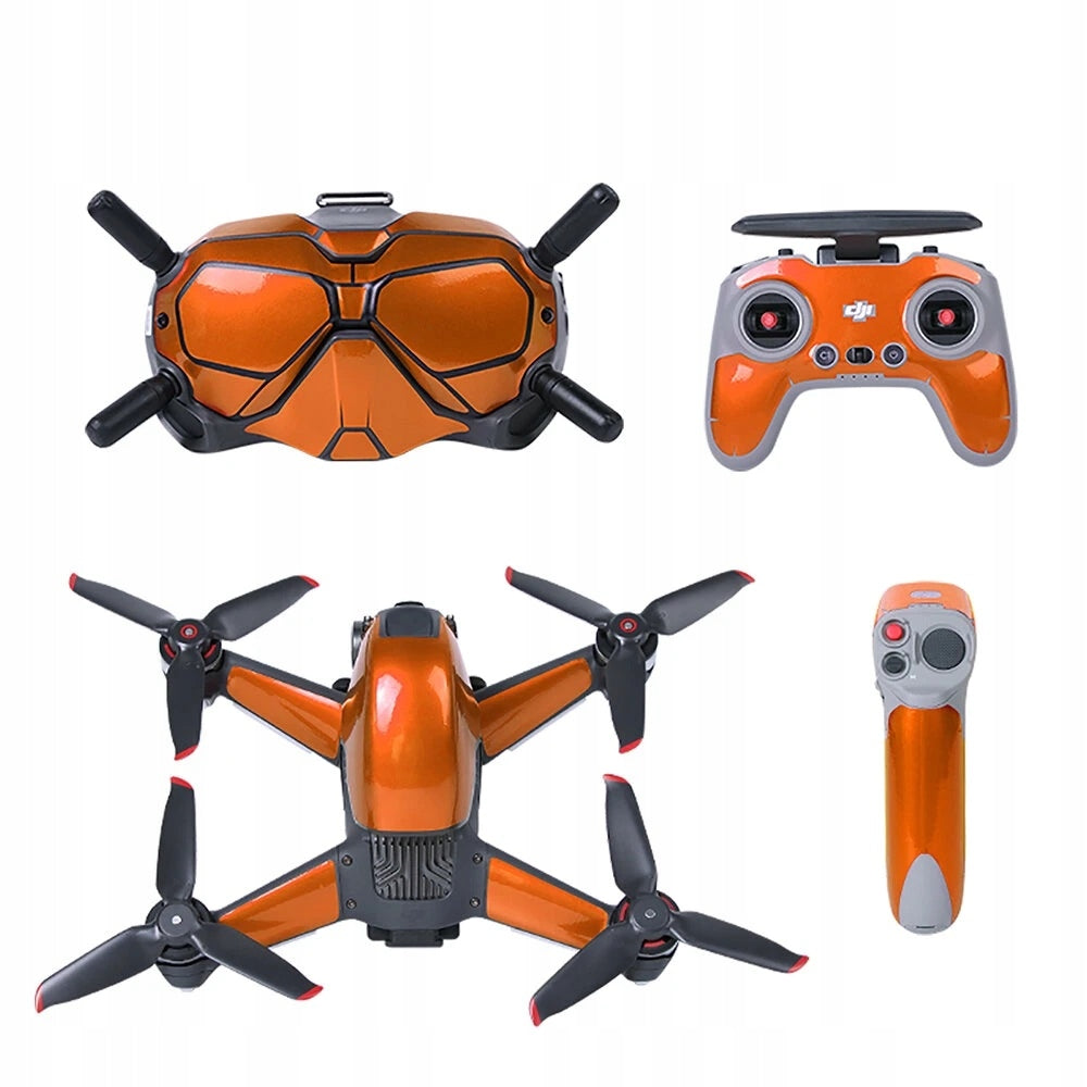Set of stickers SUNNYLIFE Sticker Foil for DJI FPV - Orange (FV-TZ455-3)