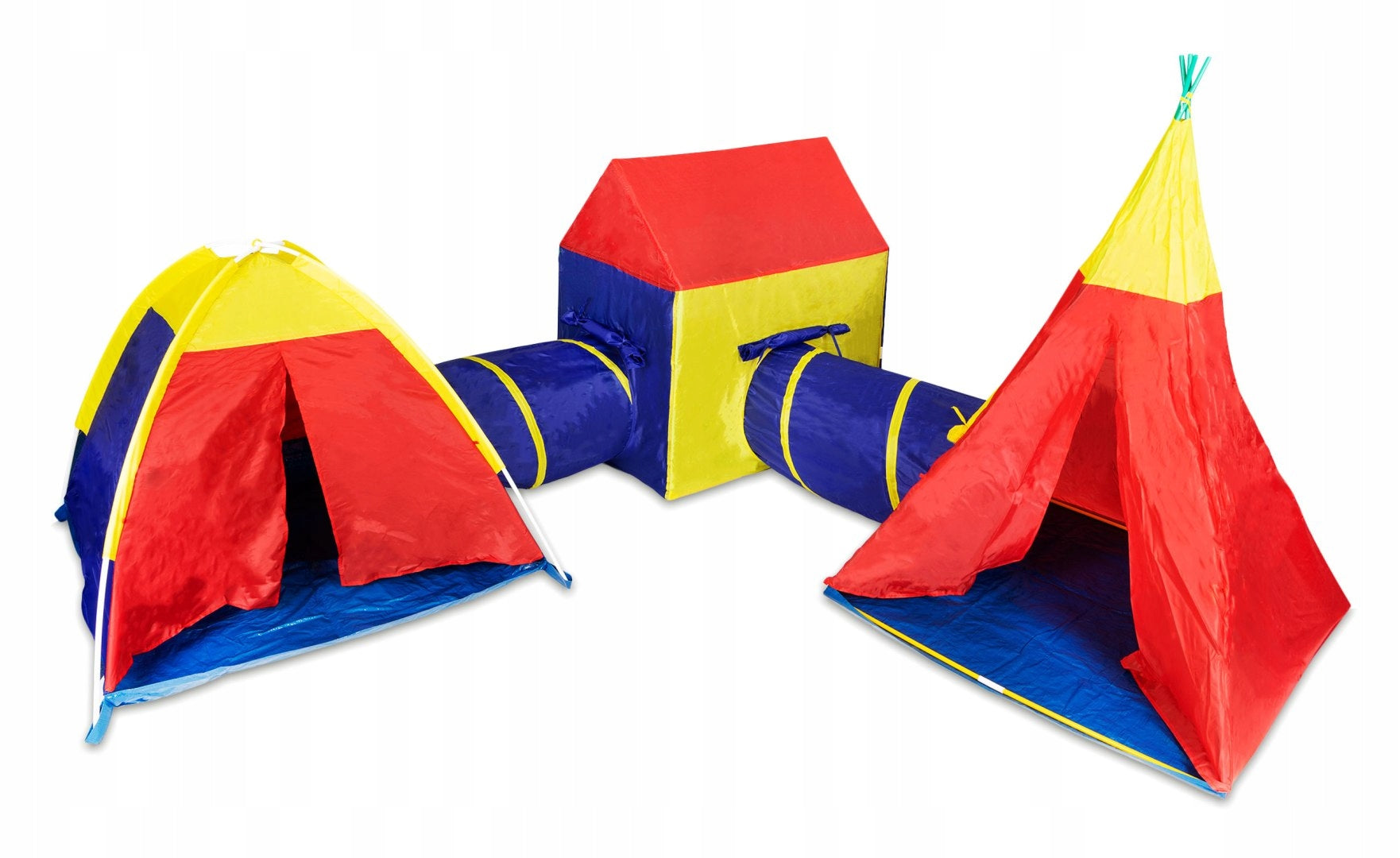 Set of tents for children 5in1 cottage + tunnels IPLAY