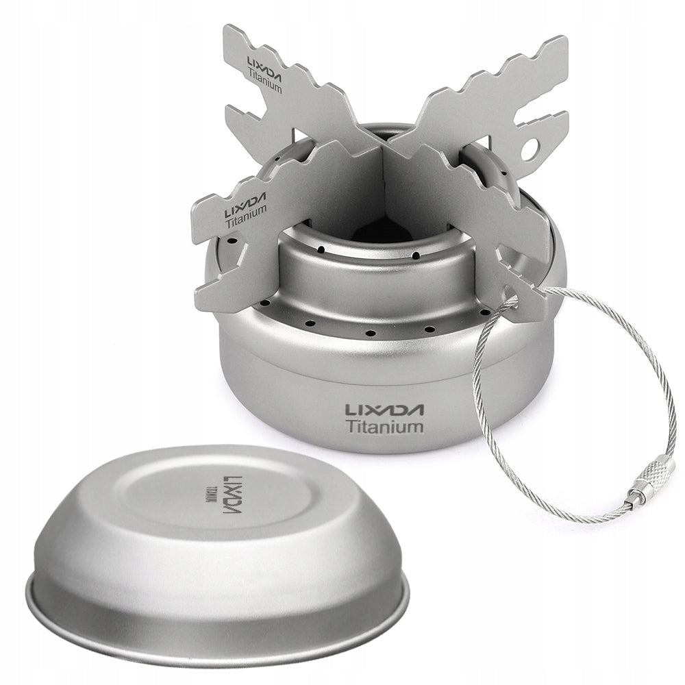 Set of titanium spirit burner Lixada with cover Manufacturer code 0755732966390