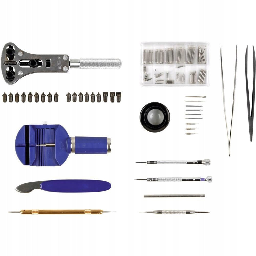 Set of watchmaking tools Brüder Mannesmann suitcase Manufacturer code 408547
