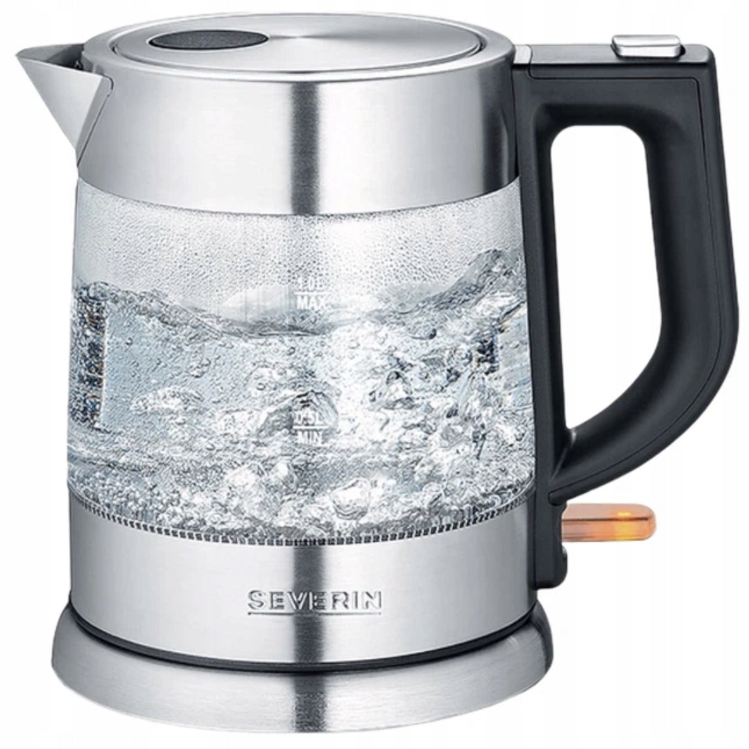 Severin Electric Kettle WK 3468 2200W 1L SINGLE-HANDED GLASS