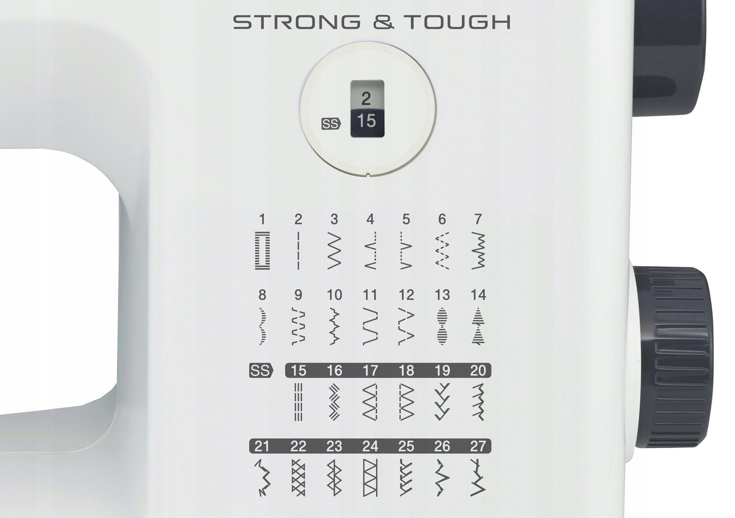 Sewing machine Brother HF27 27 stitches Hook rotating