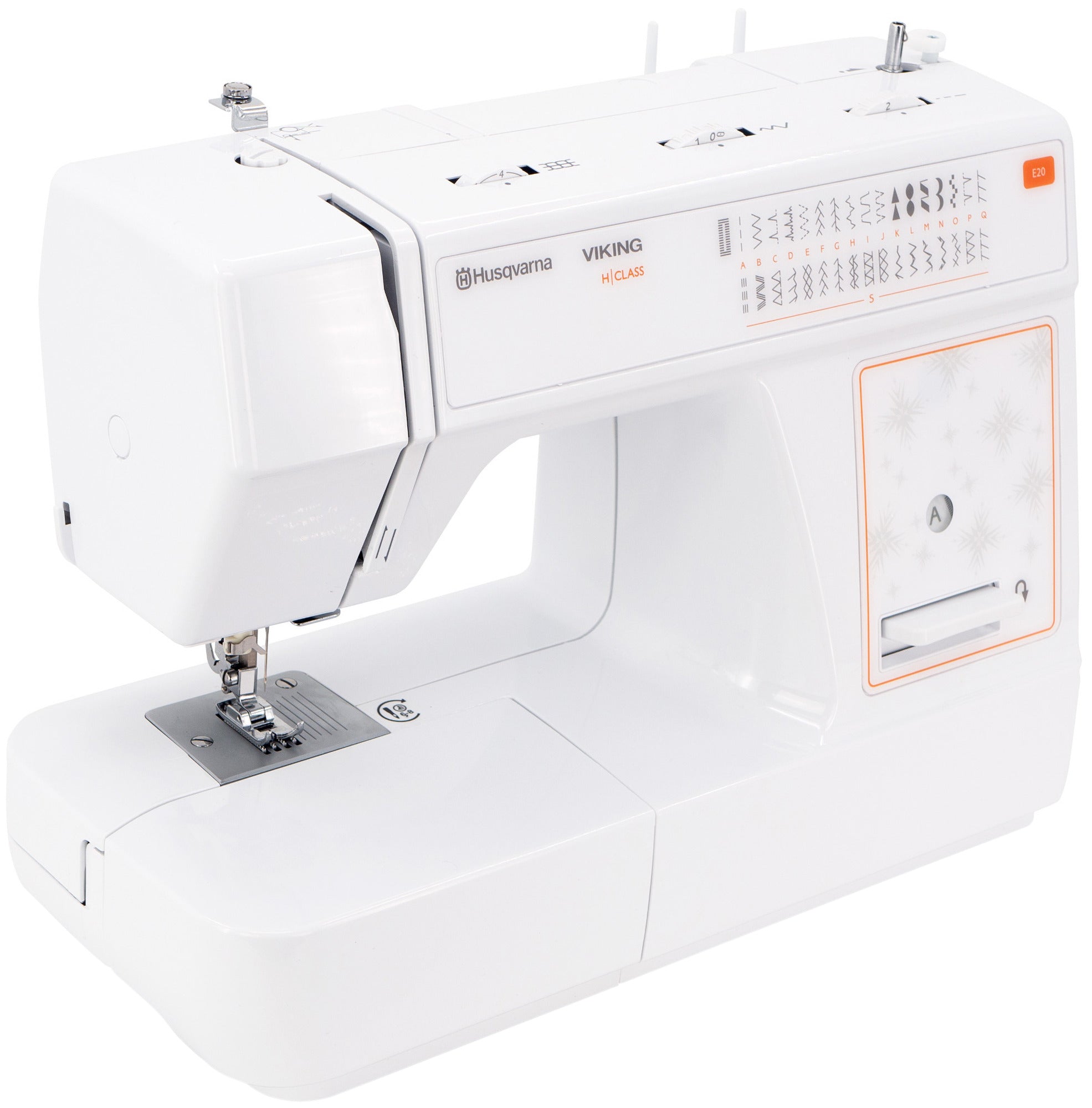 Sewing machine HUSQVARNA Viking E20 Dominant color white