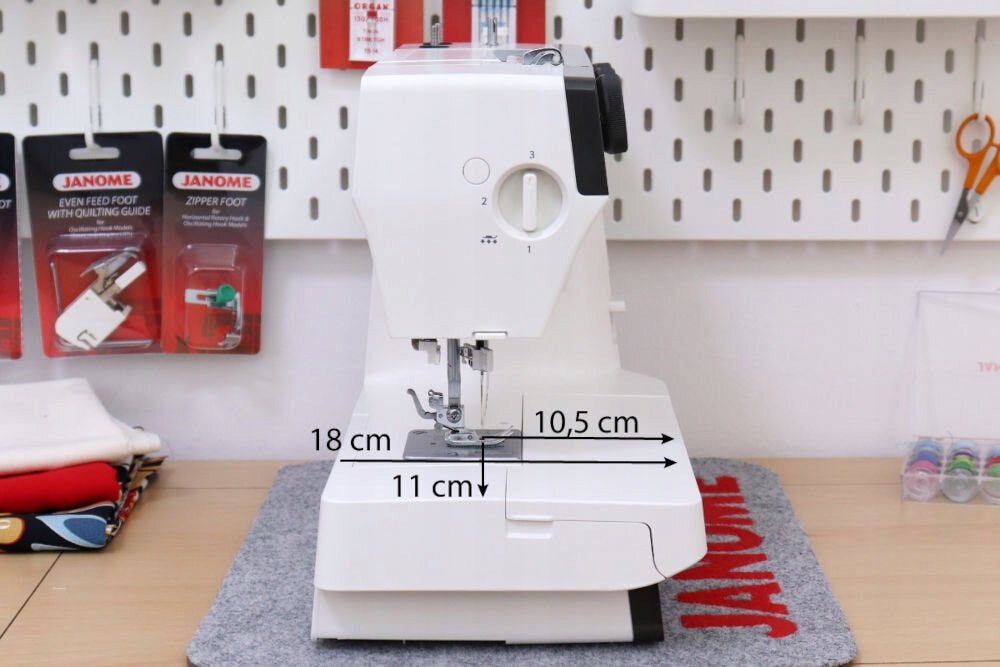 Sewing machine JANOME 1522DG Hook swing