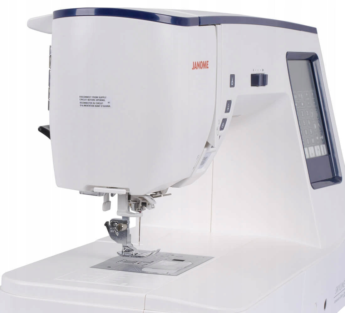 Sewing machine Janome Skyline S5 + Table + Feet + Freebies + Courses Dominant color white