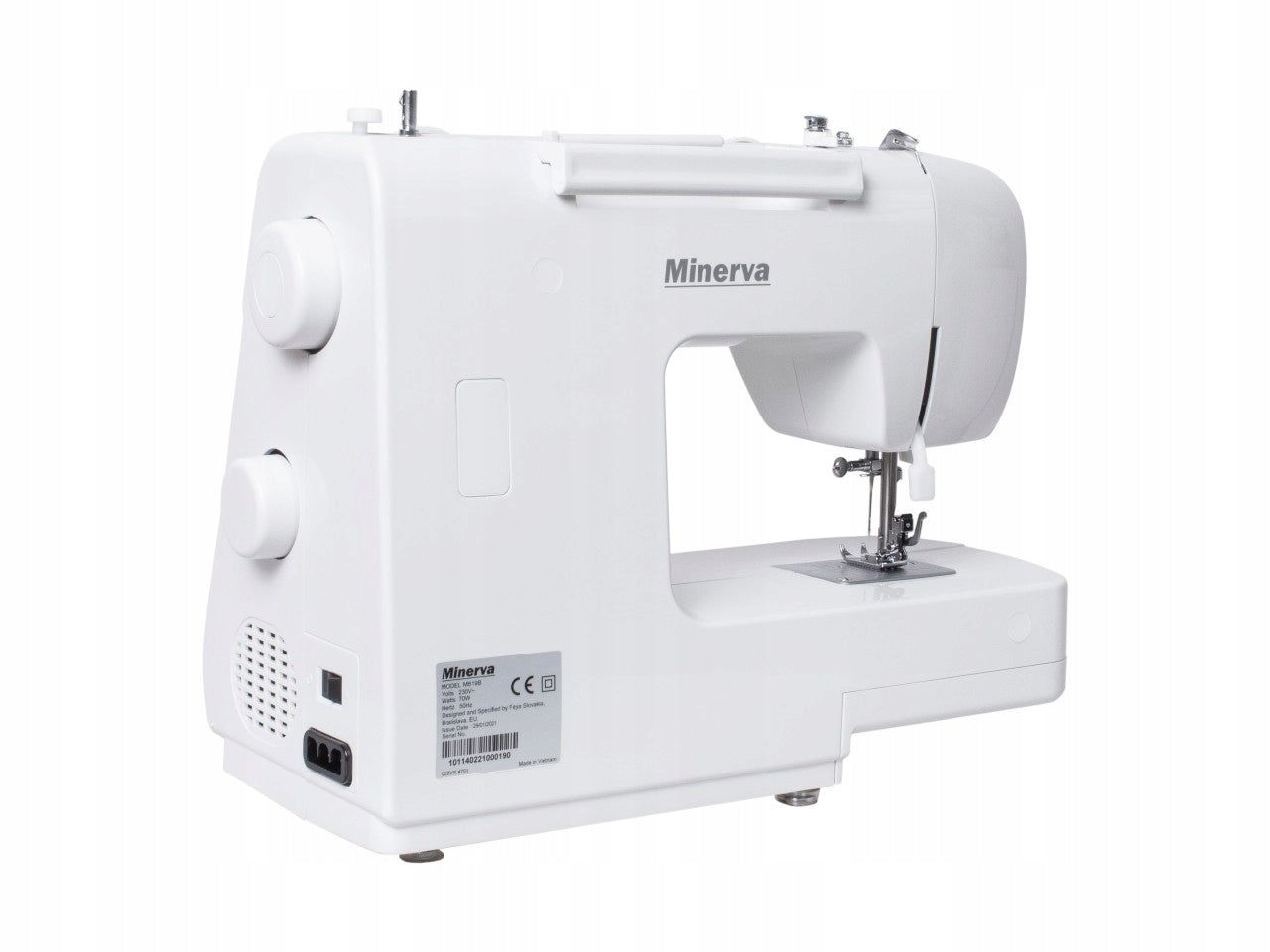 Sewing machine Minerva M819B 70W 850 rpm 19 Stitches Back sewing Model M819b