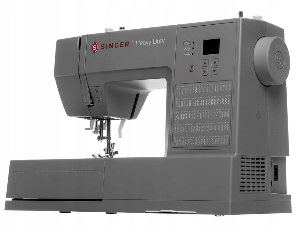 Sewing machine SINGER HD 6605 100 stitches 90W Sewing features stitching pleating repairing sewing of elastic fabrics embroidery edge finishing quilting applique sewing decorative sewing sewing zips hole edging hem sewing backstitching rubber sewing hemming