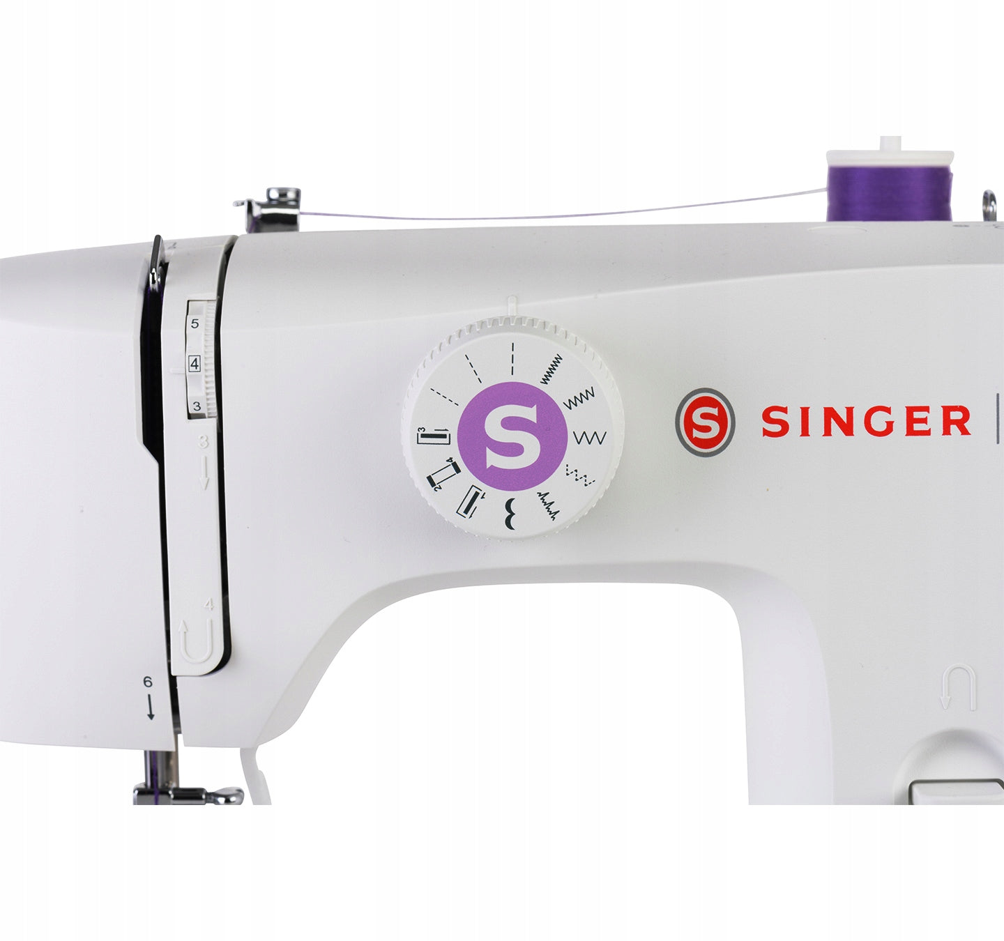 Sewing machine Singer M1605 Dominant color white