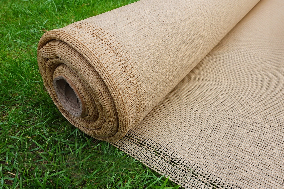 Shading Mesh 1,2x10m 95% Beige 200g UV Balcony Mat Terrace Cover Packaging status original